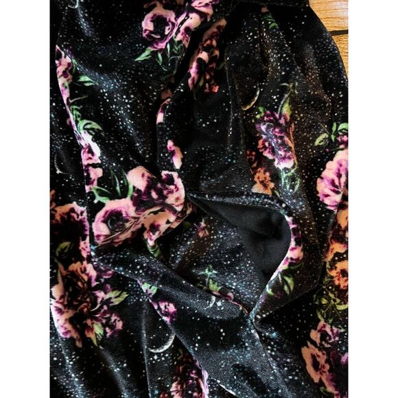 Hot Topic Roses & Moons Velvet Dress (Med) - Picture 5 of 9